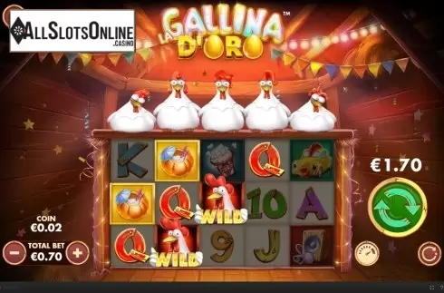 Win Screen 4. Chicken Fiesta from Skywind Group