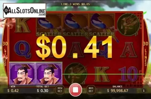 Win screen 3. Chinese Valentines Day from KA Gaming