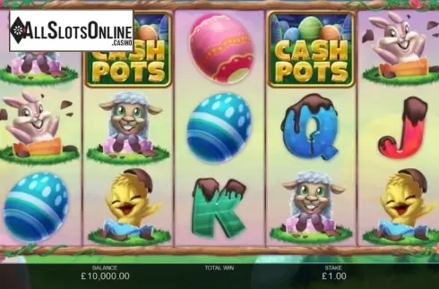 Reel Screen. Chocolate Cash Pots from Inspired Gaming