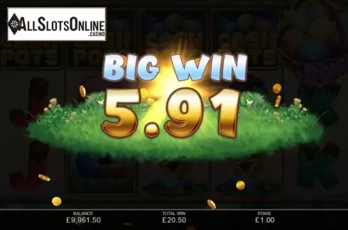 Big Win. Chocolate Cash Pots from Inspired Gaming