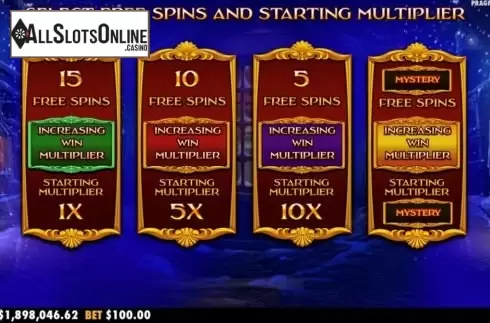 Free Spins 1. Christmas Carol Megaways from Pragmatic Play
