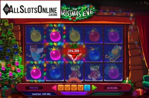 Win Screen. Christmas Slot from Smartsoft Gaming