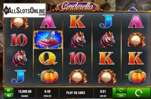 Reel screen. Cinderella (Platipus) from Platipus