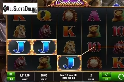 Win screen. Cinderella (Platipus) from Platipus