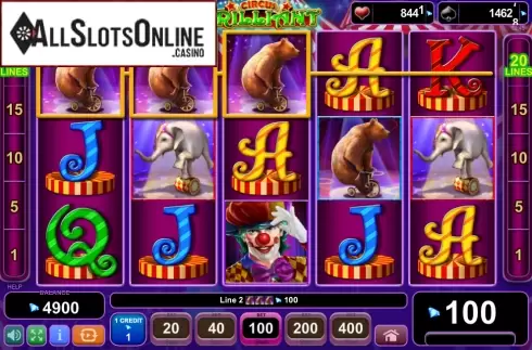 Screen7. Circus Brilliant from EGT