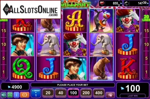 Screen9. Circus Brilliant from EGT