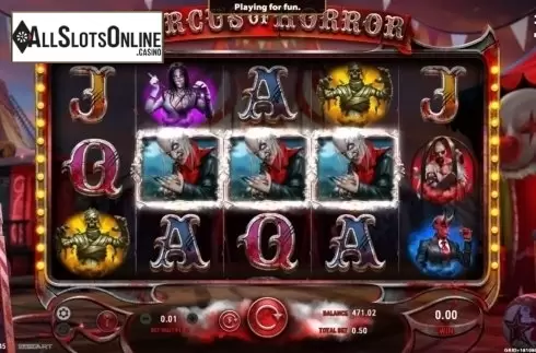 Reel Screen. Circus of Horror from GameArt