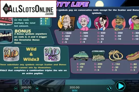 City life. City Life from 888 Gaming
