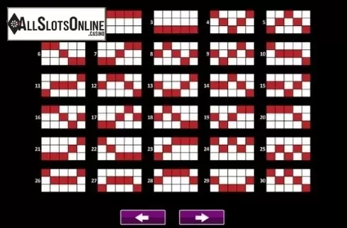 Paytable 6. City Of Lights from High 5 Games