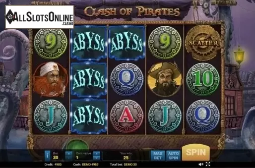 Bonus Symbol screen. Clash of Pirates from Evoplay Entertainment