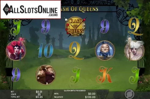 Bonus game 1. Clash of Queens from Genesis