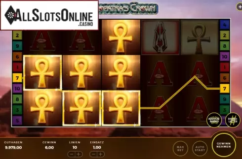 Win Screen 2. Cleopatra's Crown from Bally Wulff