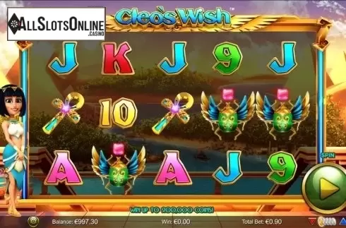 Game Workflow screen. Cleo's Wish from NextGen
