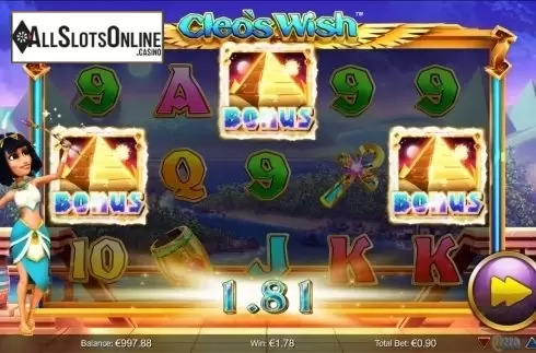 Scatter screen. Cleo's Wish from NextGen