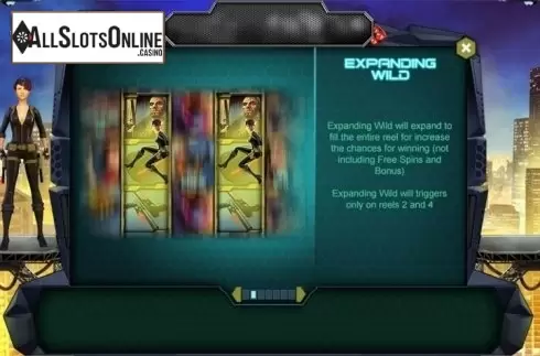Paytable 2. Code Name: Jackpot from Spinomenal