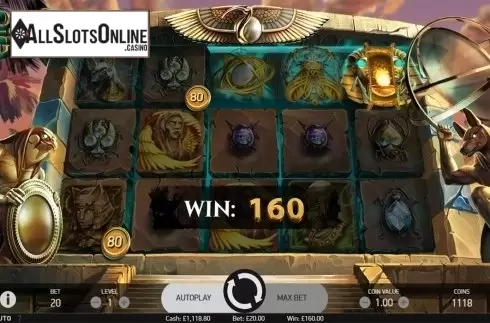 Pharaoh Coins Win Feature. Coins of Egypt from NetEnt
