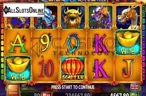 Screen3. Color Dragons from Casino Technology