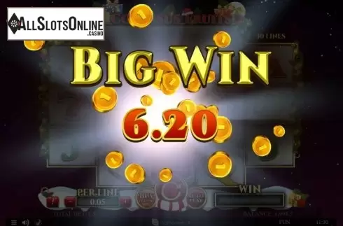 Big Win. Colossus Fruits Christmas Edition from Spinomenal