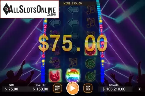 Win Screen. Come On Rhythm from KA Gaming