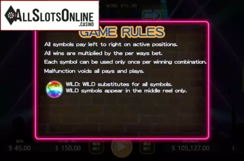 Rules. Come On Rhythm from KA Gaming