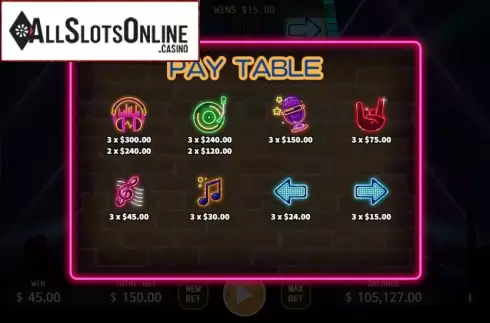 Symbols. Come On Rhythm from KA Gaming