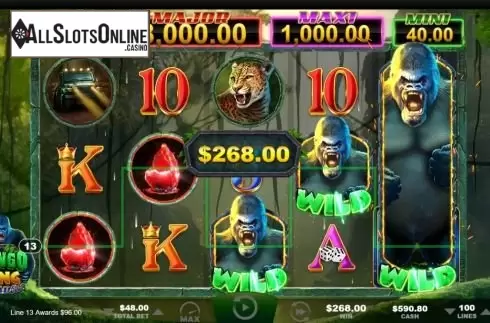 Win Screen 3. Congo King Quad Shot from Ainsworth