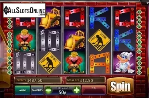 Reel screen. Construction Cash from MultiSlot