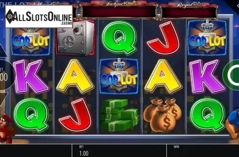 Reel Screen. Cop the Lot Jackpot King from Blueprint