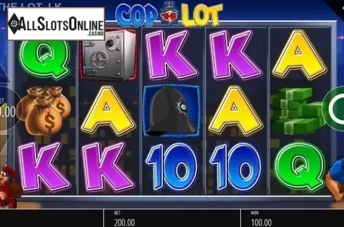 Win Screen 1. Cop the Lot Jackpot King from Blueprint