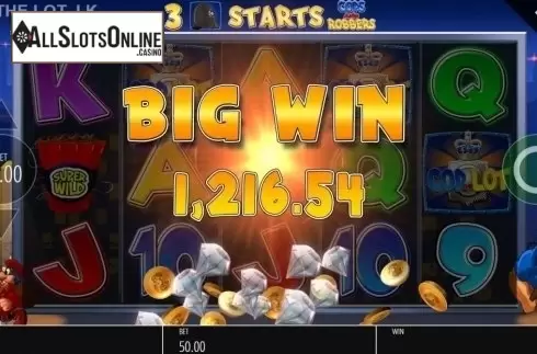 Big Win. Cop the Lot Jackpot King from Blueprint