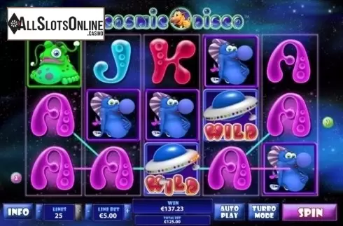 Win Screen 2. Cosmic Disco from Playtech