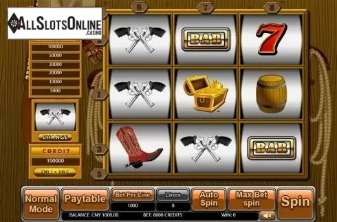 Reels screen. Cowboy (Aiwin Games) from Aiwin Games