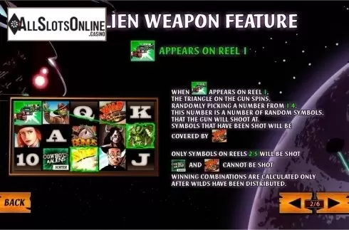 Screen3. Cowboys & Aliens from Playtech