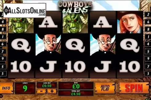 Screen8. Cowboys & Aliens from Playtech