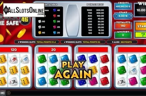 Win Screen 2. Crack The Safe 4G from GAMING1