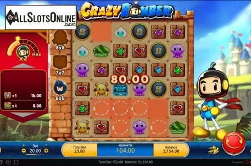 Win screen 2. Crazy Bomber from Spadegaming