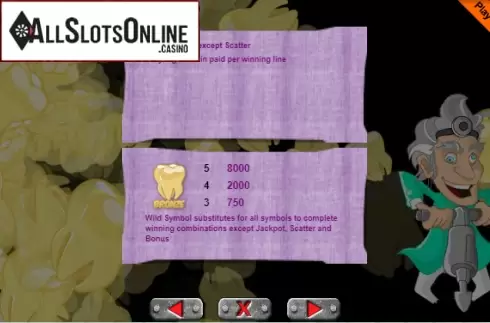 Screen5. Crazy Dentist (9) from Portomaso Gaming