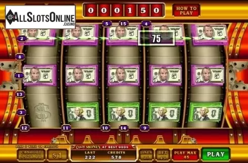 Win Screen 4. Crazy Money High Denom from Incredible Technologies