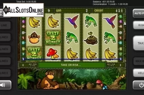Win Screen. Crazy Monkey 2 (Igrosoft) from Igrosoft