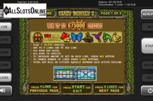 Info. Crazy Monkey 2 (Igrosoft) from Igrosoft