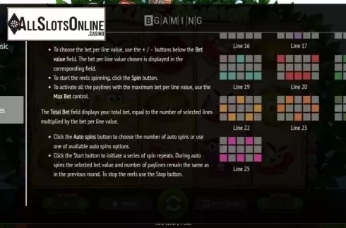 Paylines. Crazy Starter from BGAMING