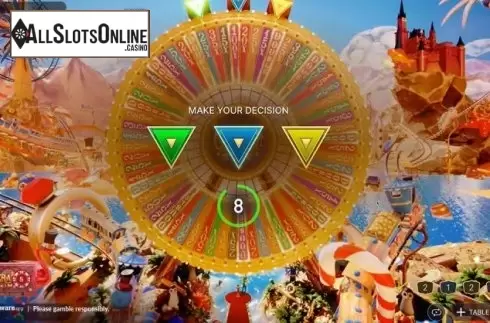 Game Screen 3. Crazy Time from Evolution Gaming
