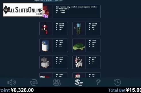 Symbols. Crossy Road from Virtual Tech