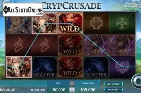 Win Screen. CrypCrusade from Ganapati