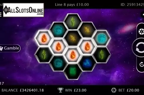 Win screen. Crystal Drop from Cozy