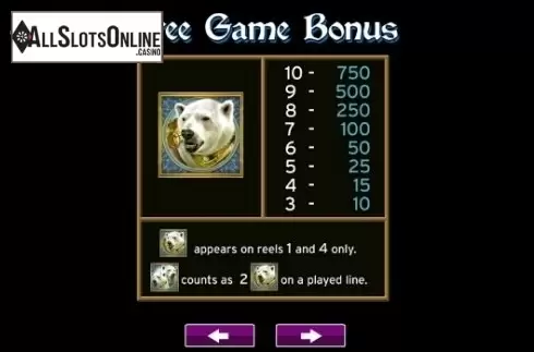 Paytable 2. Crystal Kingdom (High 5 Games) from High 5 Games