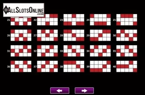 Paytable 5. Crystal Kingdom (High 5 Games) from High 5 Games