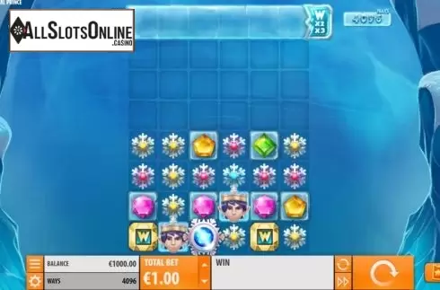 Reel Screen. Crystal Prince from Quickspin