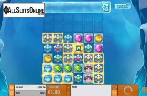 Win Screen 1. Crystal Prince from Quickspin