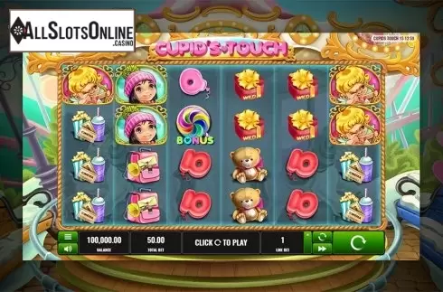 Reels screen. Cupid's Touch from Playreels